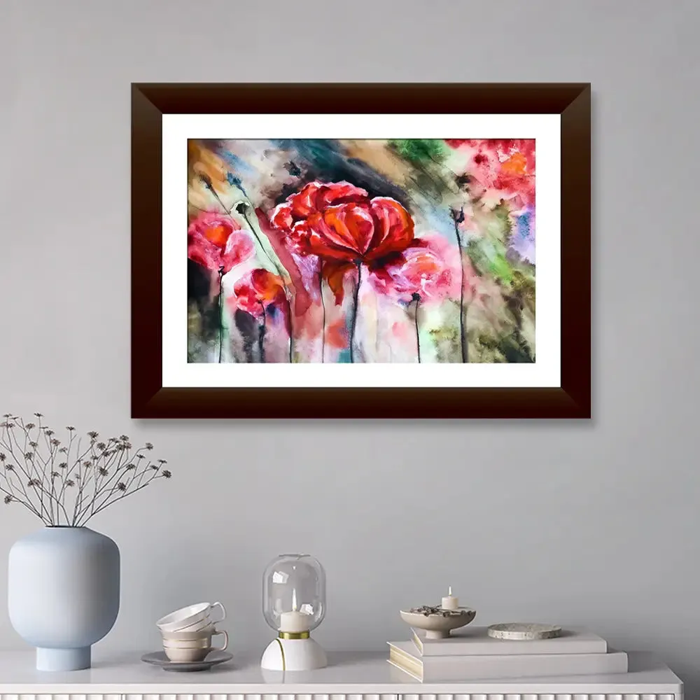 Beautiful Floral Nature Framed Wall Painting