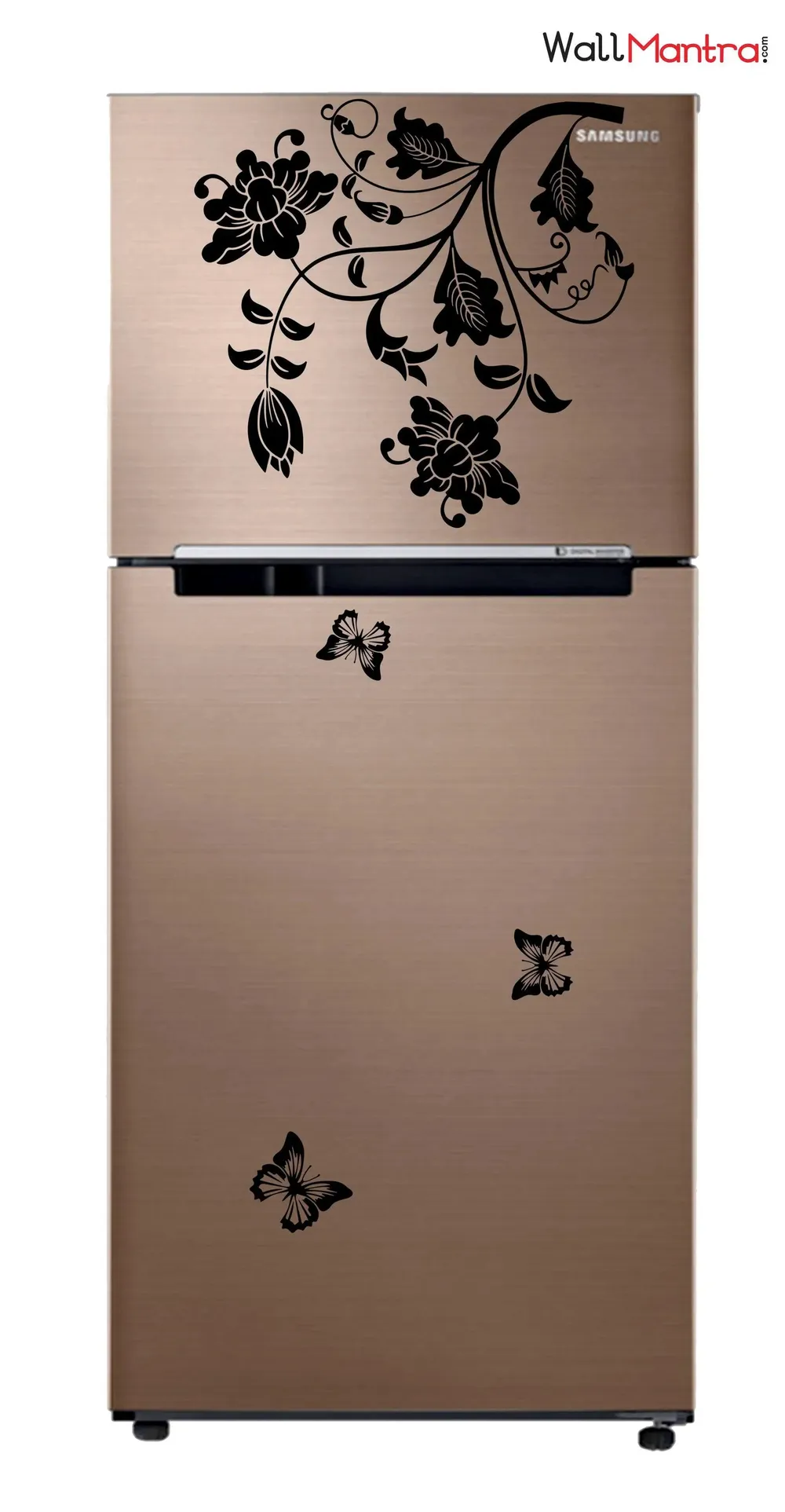 Beautiful Flower & Butterfly Kitchen Fridge Sticker