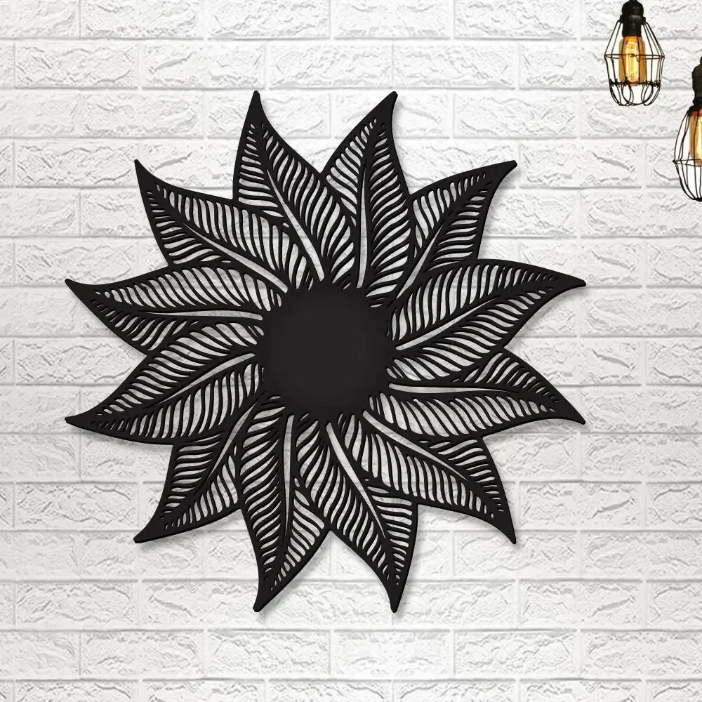 Beautiful Flower Design Wooden Wall Hanging, Wooden Wall Decoration Medium(15 inch X 15 inch)