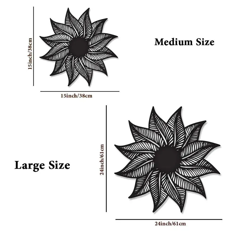 Beautiful Flower Design Wooden Wall Hanging, Wooden Wall Decoration Medium(15 inch X 15 inch)