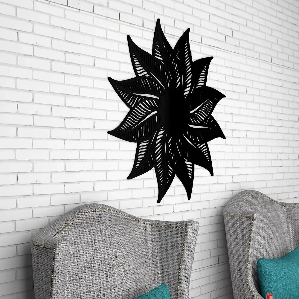 Beautiful Flower Design Wooden Wall Hanging, Wooden Wall Decoration Medium(15 inch X 15 inch)