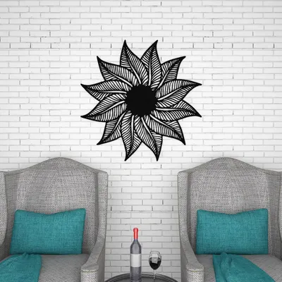 Beautiful Flower Design Wooden Wall Hanging, Wooden Wall Decoration