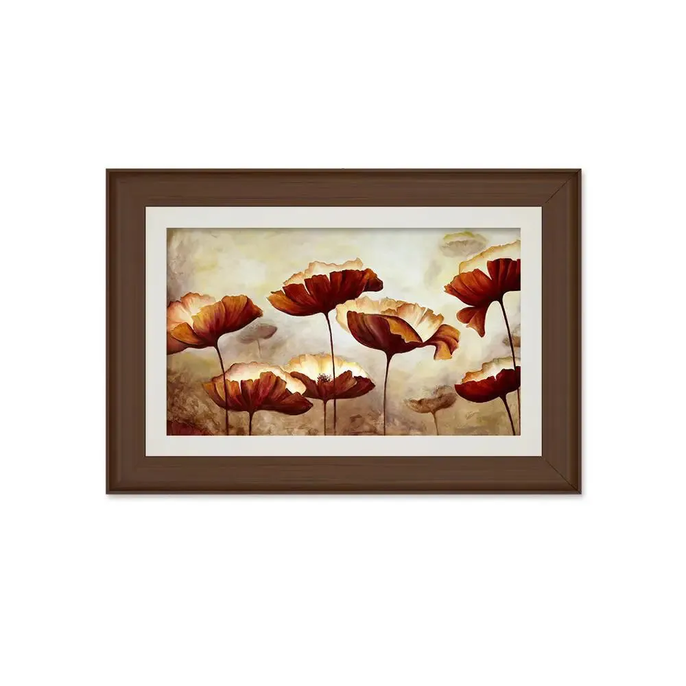 Beautiful Flowers Framed Wall Painting