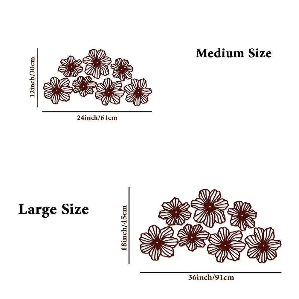 Beautiful Flowers in Bunch Design Wooden Wall Hanging Medium(12inch X 24 inch)