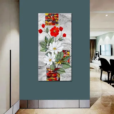 Beautiful Flowers Vine Canvas Wall Painting