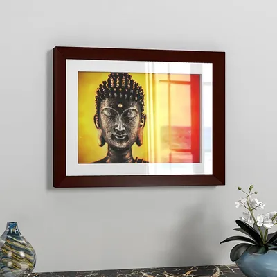 Beautiful Gautam Buddha Wall Painting & Spiritual Wall Art Framed