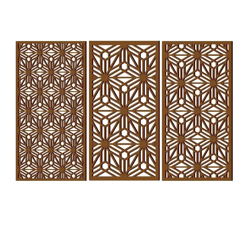 Beautiful jali cutting Design Wooden Wall Hanging Medium(18 inch X 26 inch)