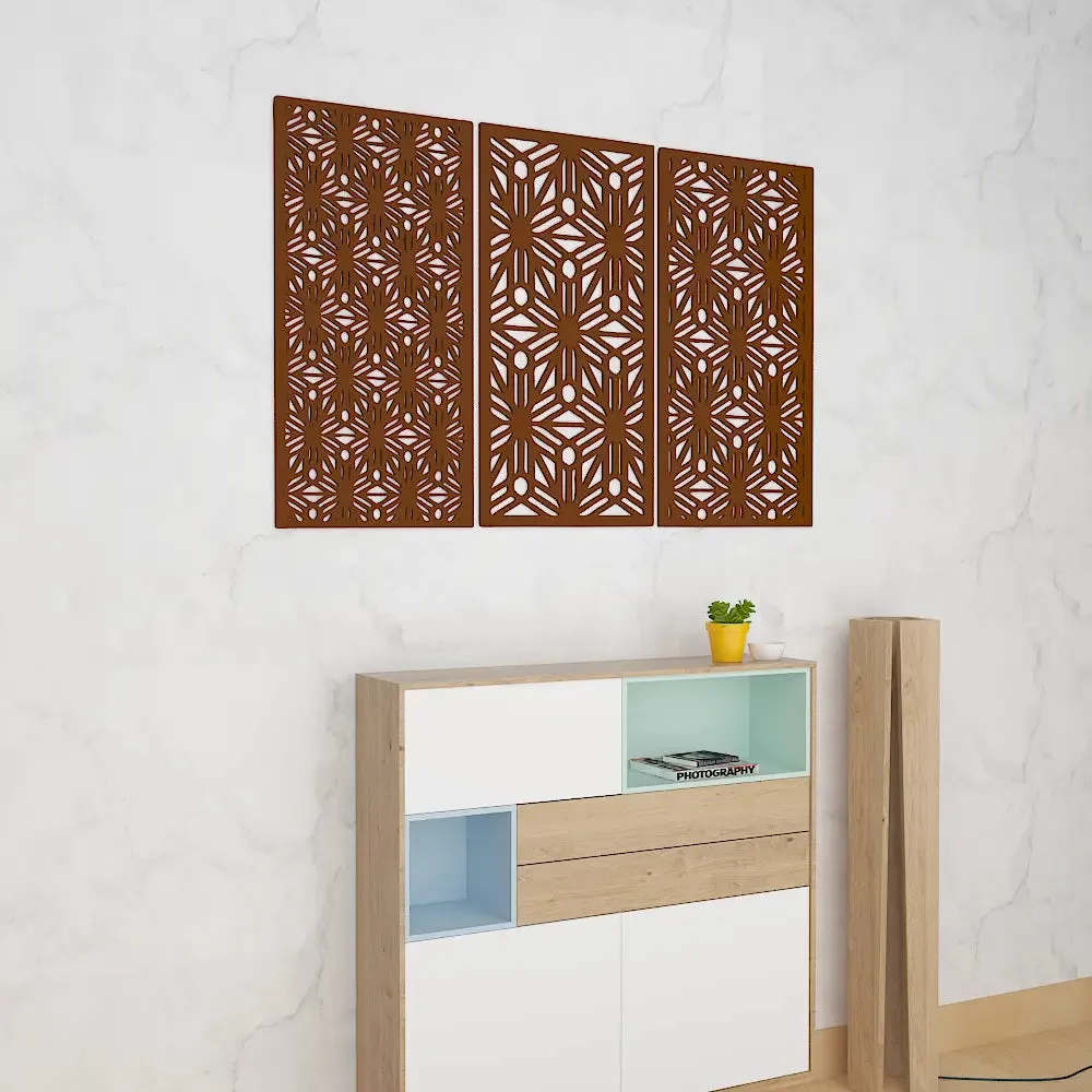 Beautiful jali cutting Design Wooden Wall Hanging Medium(18 inch X 26 inch)