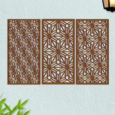 Beautiful jali cutting Design Wooden Wall Hanging