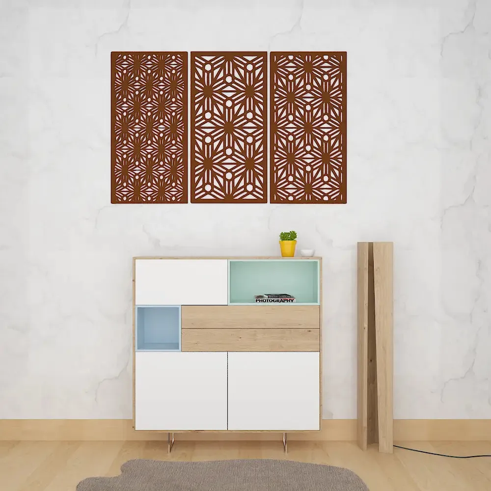 Beautiful jali cutting Design Wooden Wall Hanging Medium(18 inch X 26 inch)