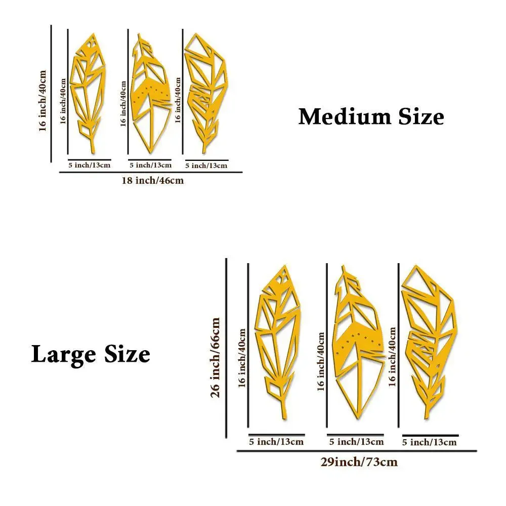 Beautiful Leaf Design in Yellow Color Wooden Wall Hanging Medium(18 inch X 16 inch)