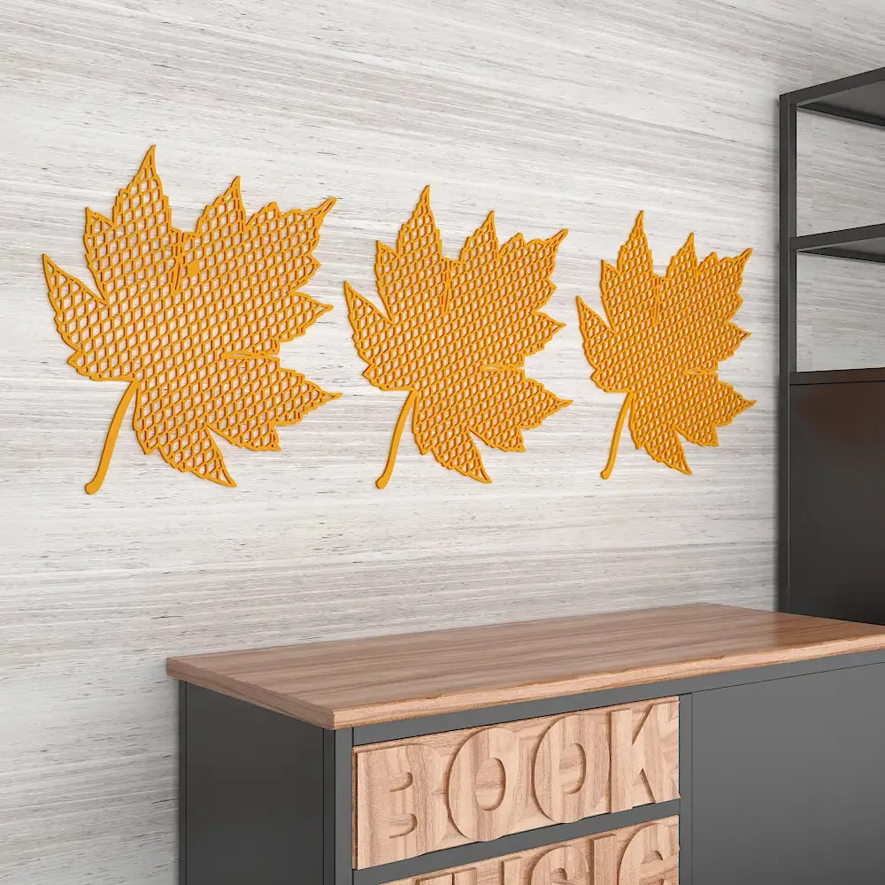 Beautiful leaf skeleton Design Wooden Wall Hanging Medium(16inch X 17 inch)