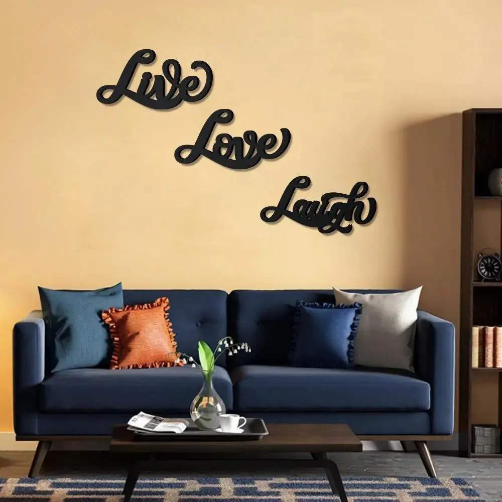 Beautiful Live, Love, Laugh, Design Wooden Wall Hanging Medium(20 inch X 31 inch)