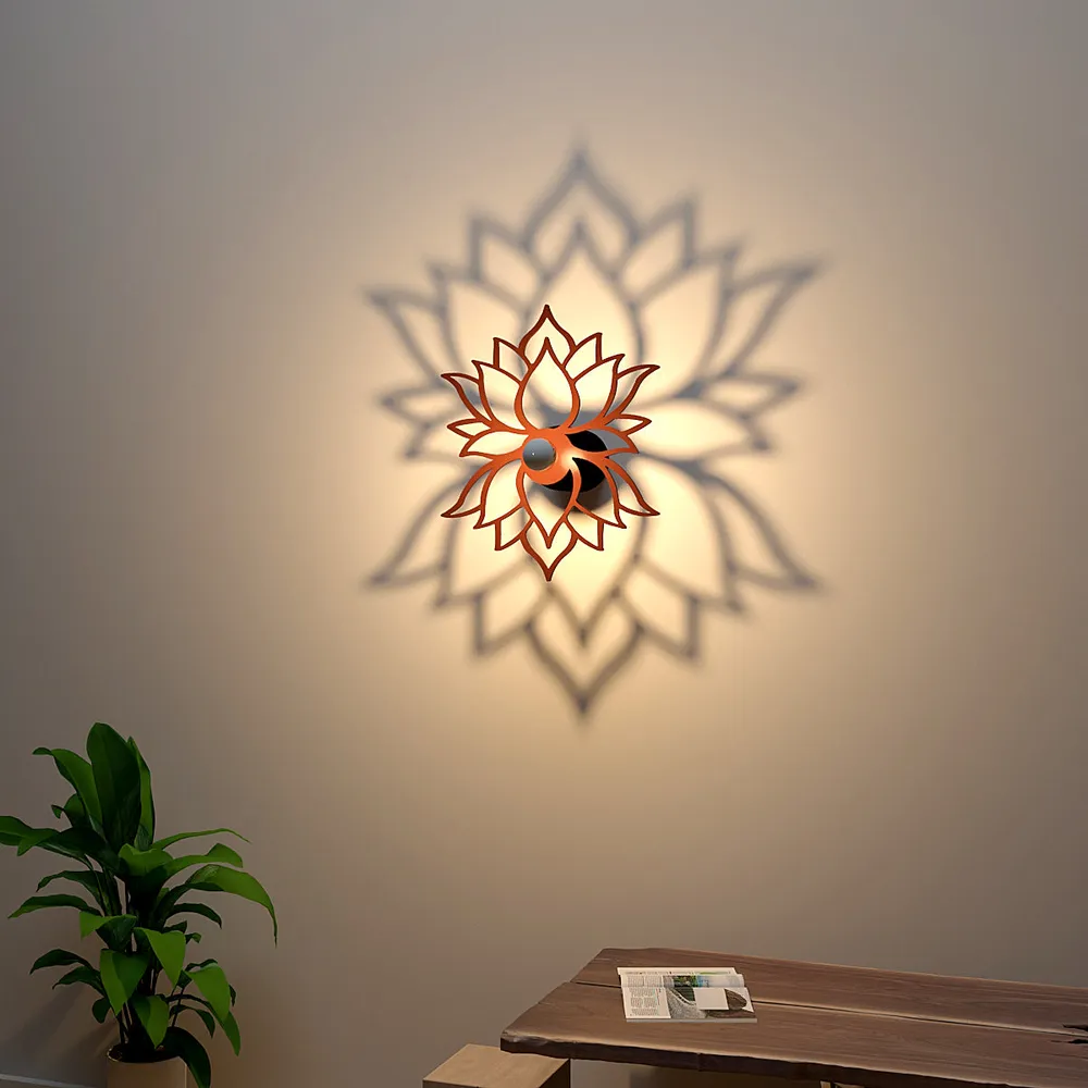 Beautiful Lotus Creative Shadow Night Lamps