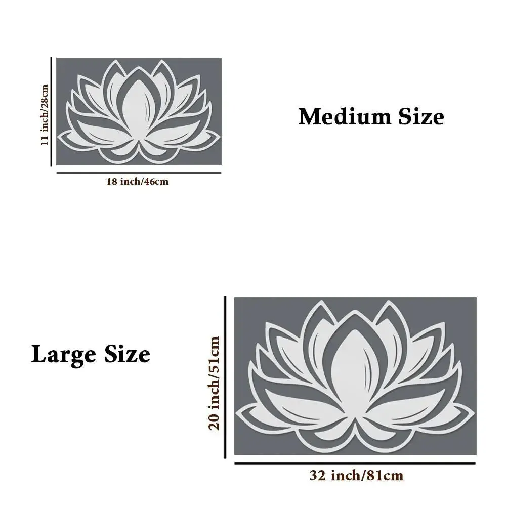 Beautiful Lotus Design Wooden Wall Hanging,  Living Room Wooden Wall Decoration Medium(18 inch X 11 inch)