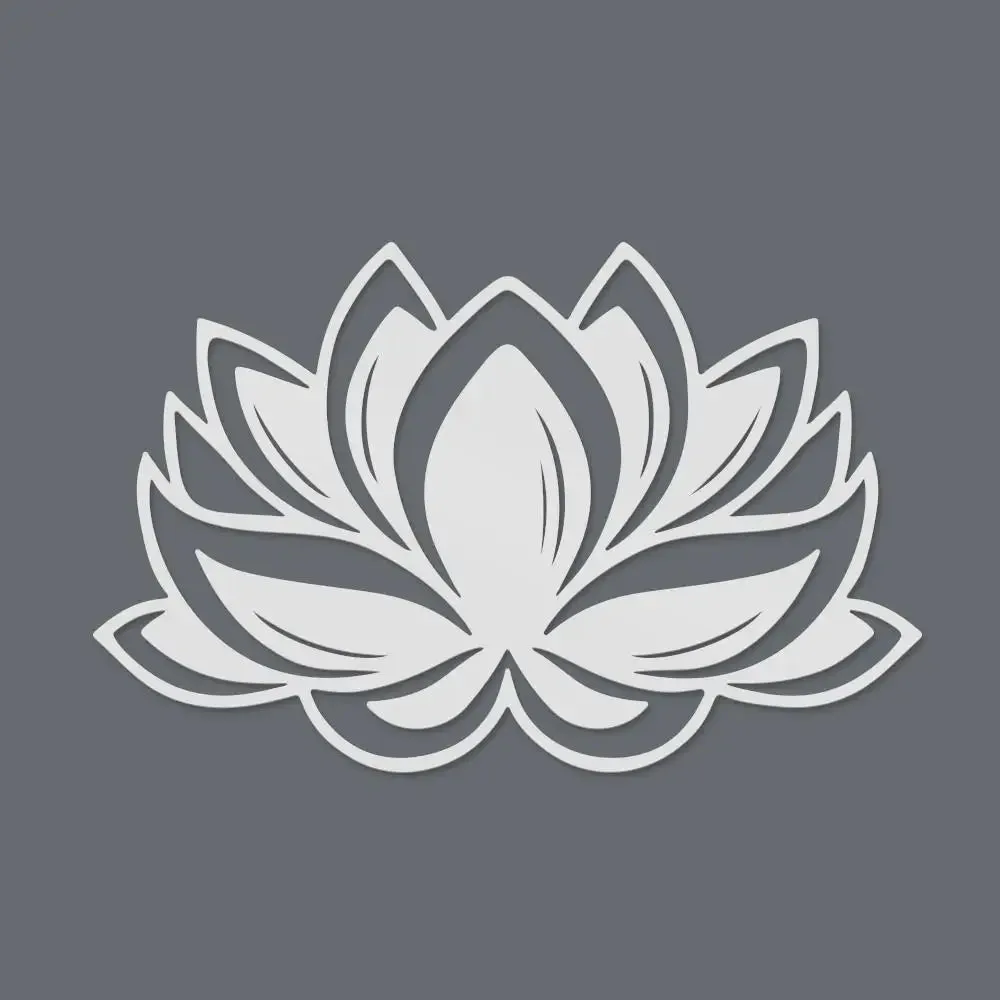 Beautiful Lotus Design Wooden Wall Hanging,  Living Room Wooden Wall Decoration Medium(18 inch X 11 inch)