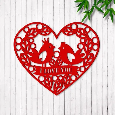 Beautiful love Birds Design Wooden Wall Hanging, Living Room Wooden Wall Decoration