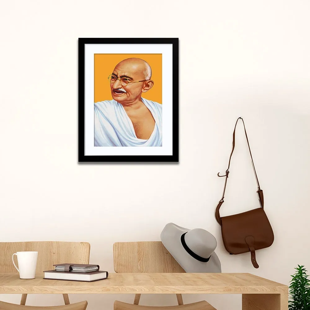 Beautiful Mahatma Gandhi Framed Wall Paintings &amp; Wall Art (A4 Size 12X15)