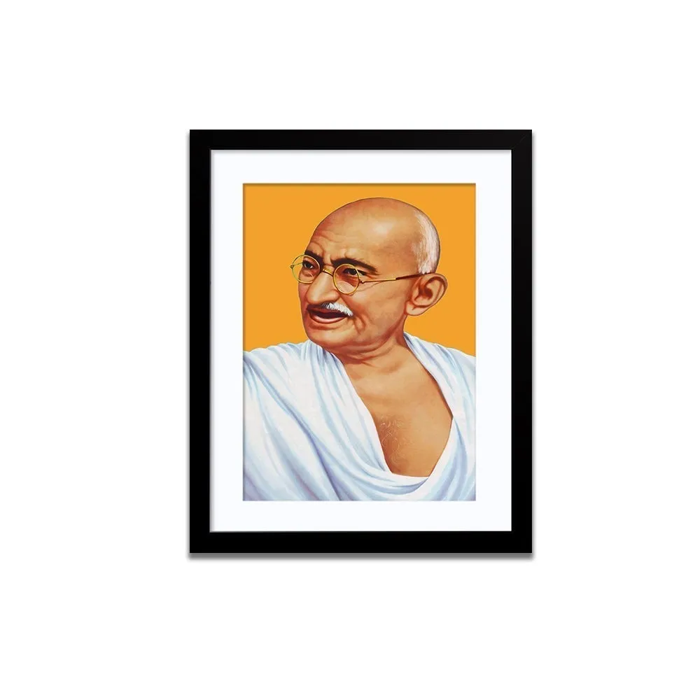 Beautiful Mahatma Gandhi Framed Wall Paintings &amp; Wall Art (A4 Size 12X15)