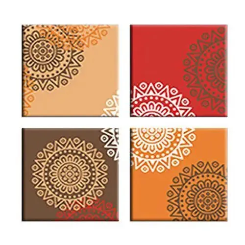 Beautiful Mandala Wall Paintings &amp; Wall Hanging, Set of 4 Pieces