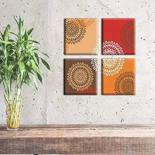 Beautiful Mandala Wall Paintings &amp; Wall Hanging, Set of 4 Pieces