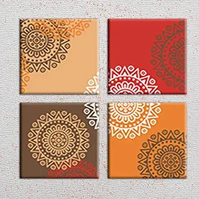 Beautiful Mandala Wall Paintings &amp; Wall Hanging, Set of 4 Pieces