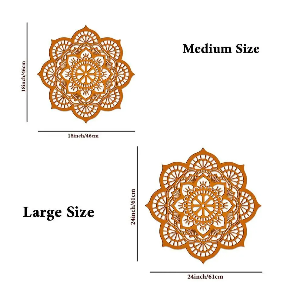 Beautiful Motif Wooden Wall Hanging, Living Room Wooden Wall Decoration Medium(18 inch X 18 inch)