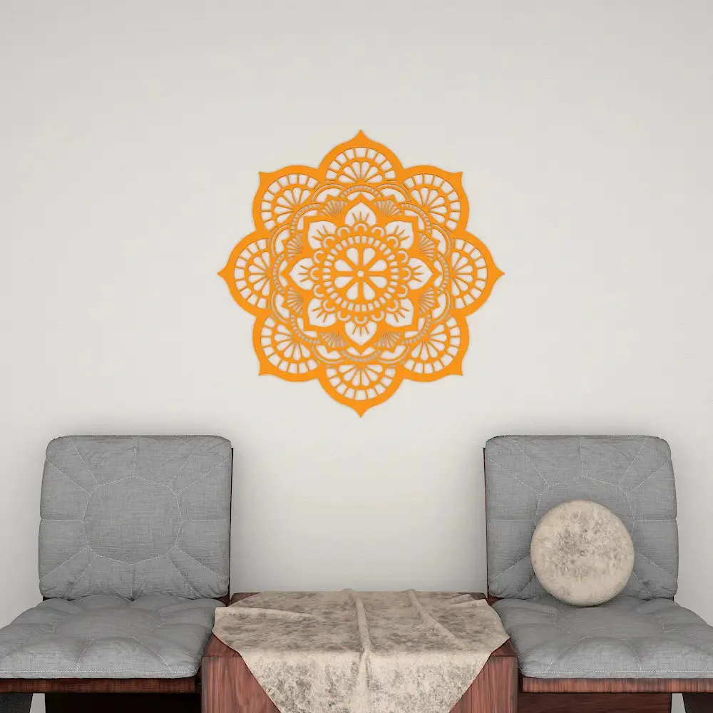 Beautiful Motif Wooden Wall Hanging, Living Room Wooden Wall Decoration Medium(18 inch X 18 inch)