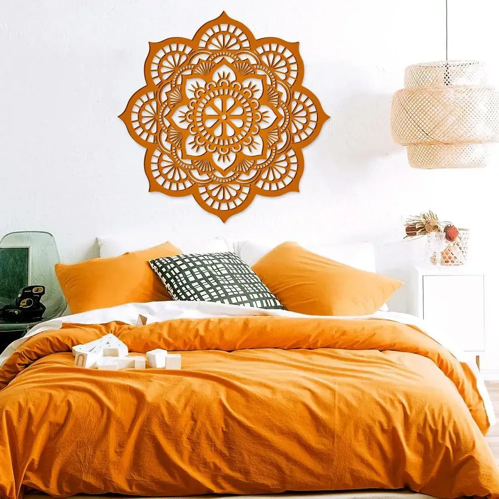 Beautiful Motif Wooden Wall Hanging, Living Room Wooden Wall Decoration Medium(18 inch X 18 inch)