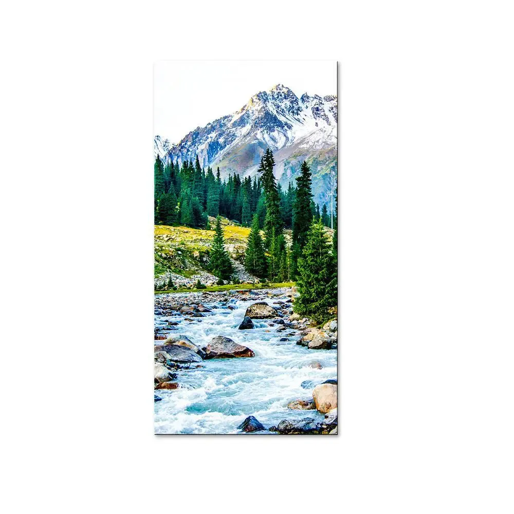 Beautiful Mountain Scenery Canvas Printed Wall Painting With Frame