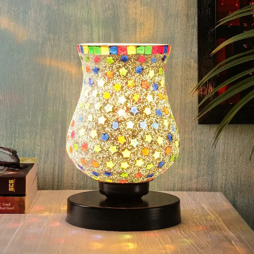 Beautiful Multicolor Mosaic Table Lamp
