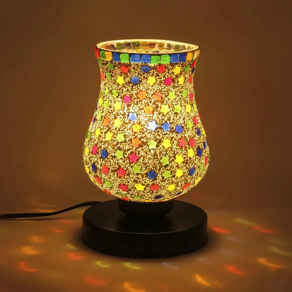 Beautiful Multicolor Mosaic Table Lamp