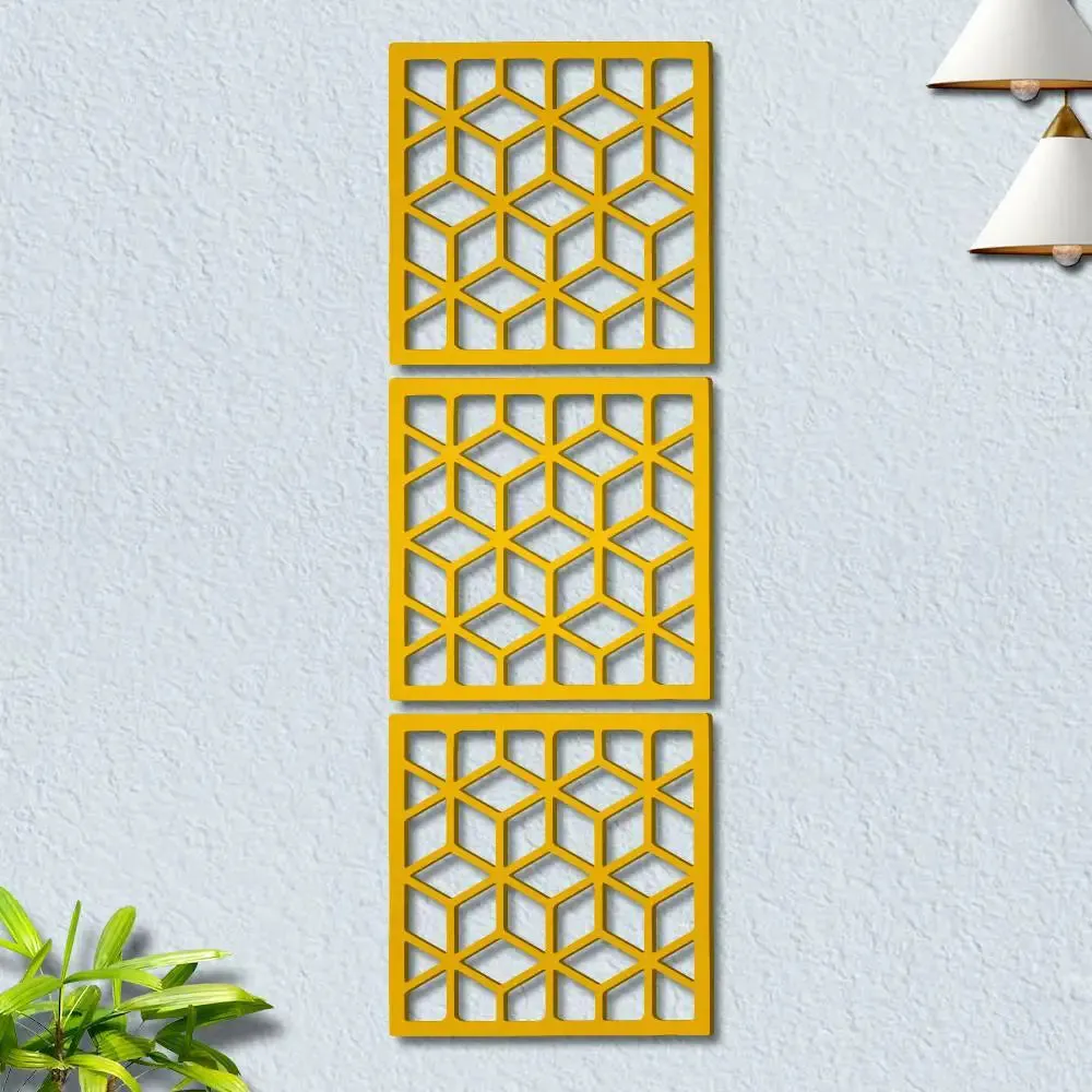 Beautiful Pale color Floral Design Wooden Wall Hanging. Medium(38 inch X 12 inch)