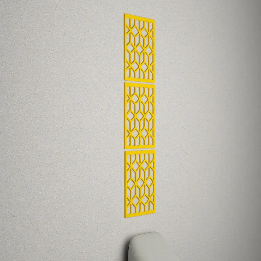 Beautiful Pale color Floral Design Wooden Wall Hanging. Medium(38 inch X 12 inch)