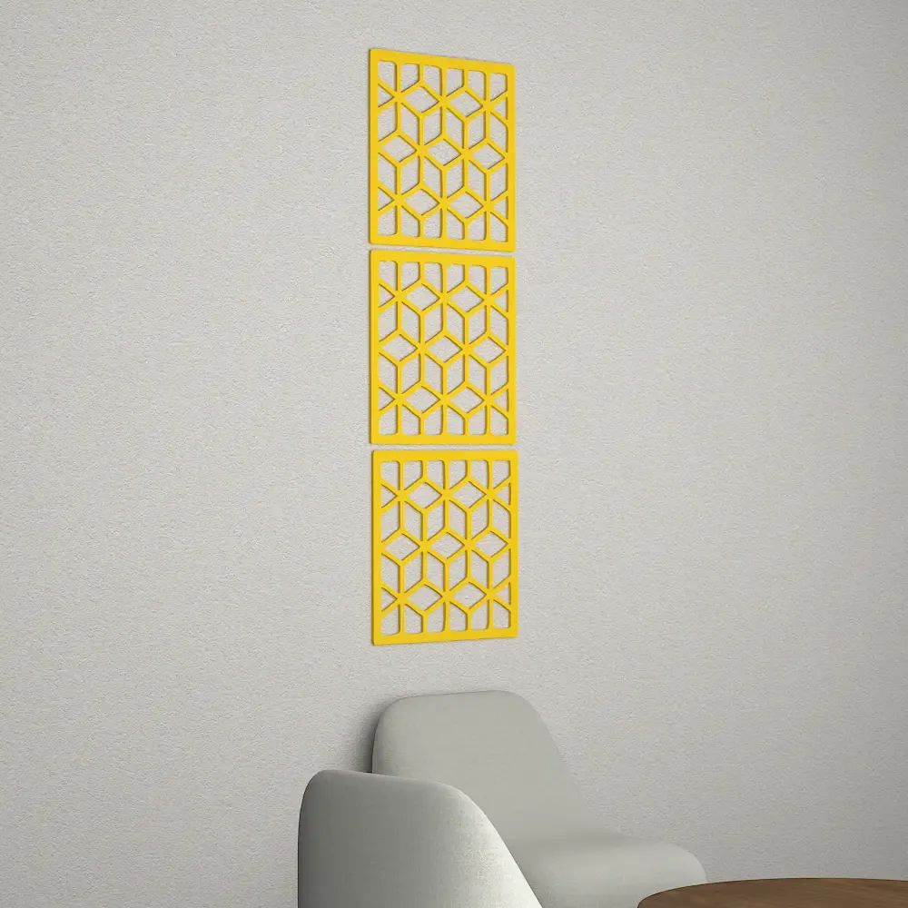 Beautiful Pale color Floral Design Wooden Wall Hanging. Medium(38 inch X 12 inch)