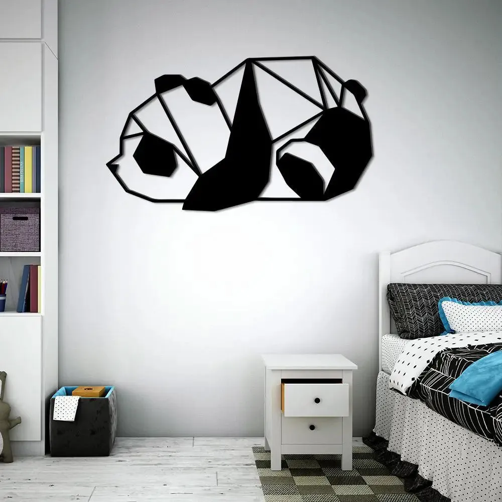 Beautiful Panda Wooden Wall Hanging, Living Room Wooden Wall Decoration Medium(12 inch X 20 inch)