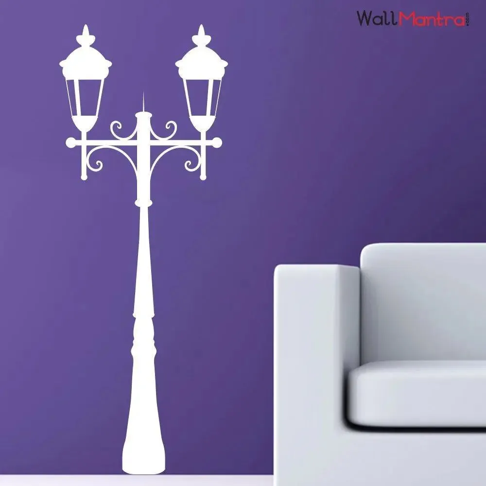 Beautiful Plan Home Decor Wall Stickers Large White Color