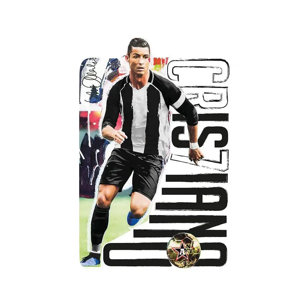 Beautiful Running Cristiano Ronaldo Poster Regular Size Poster 9" X 12"