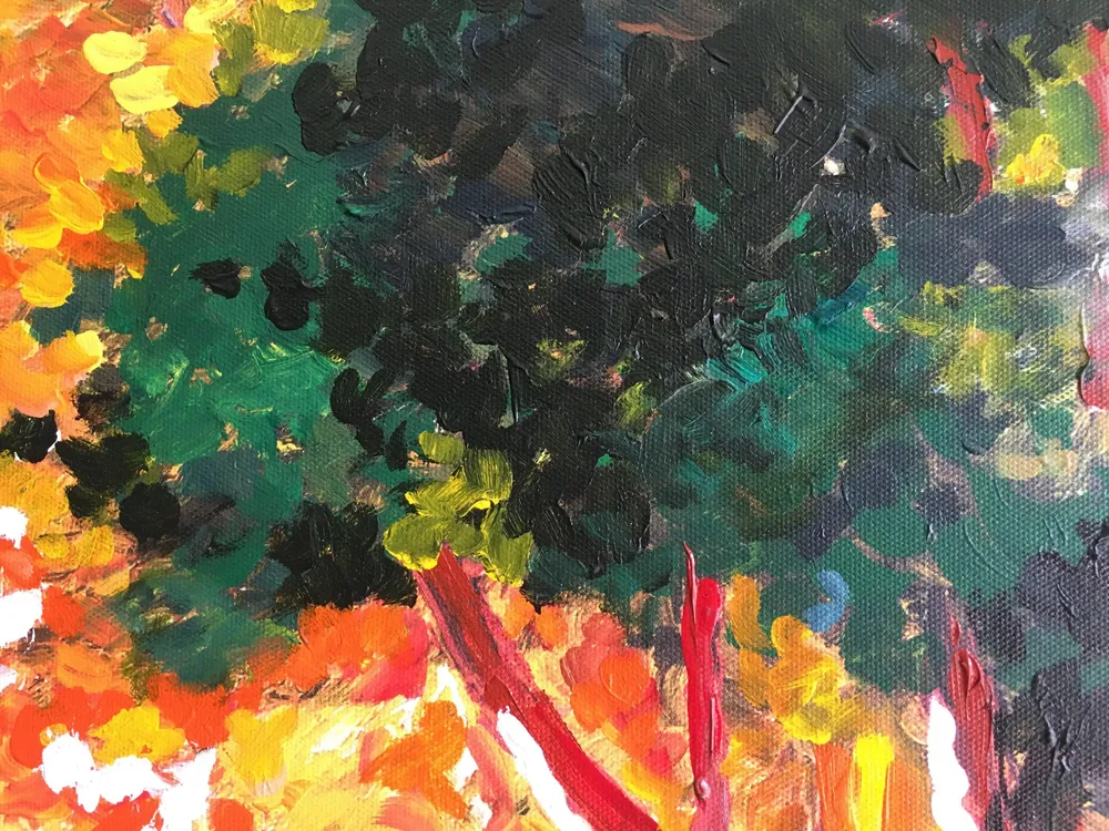 Beautiful Scenery Painting / Handmade Painting on Canvas / Nature Painting / Landscape Painting