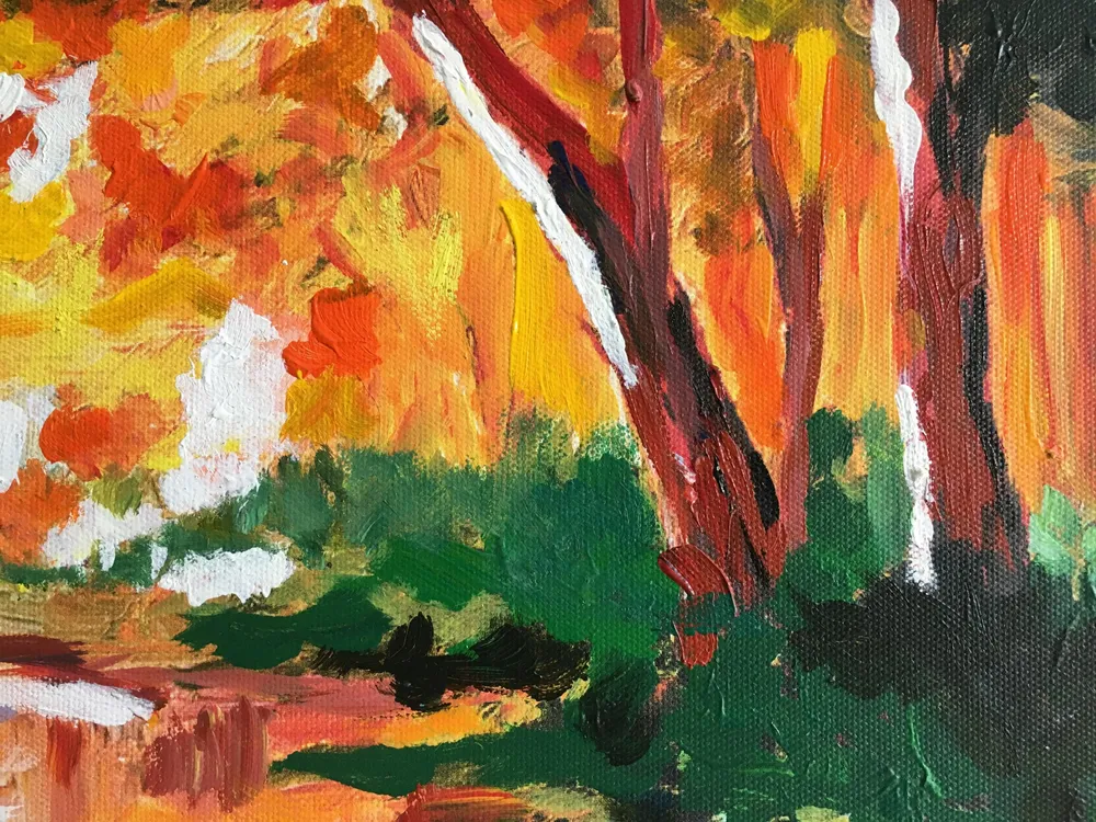 Beautiful Scenery Painting / Handmade Painting on Canvas / Nature Painting / Landscape Painting