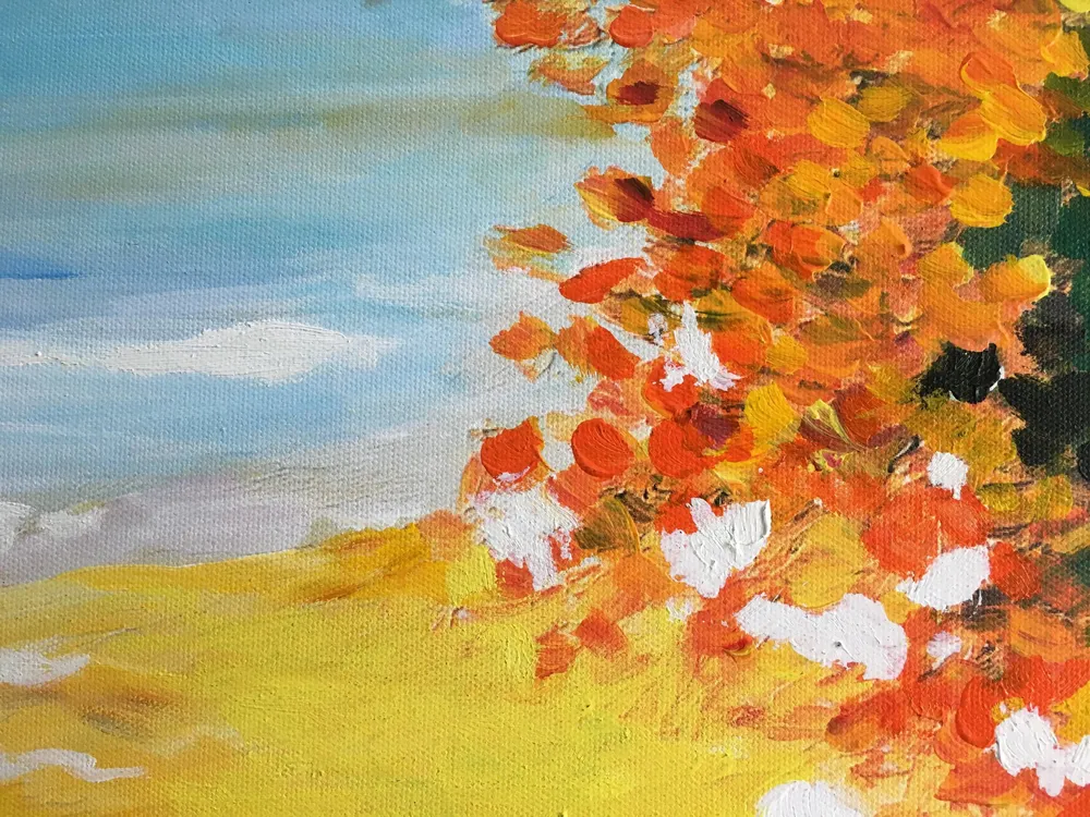 Beautiful Scenery Painting / Handmade Painting on Canvas / Nature Painting / Landscape Painting