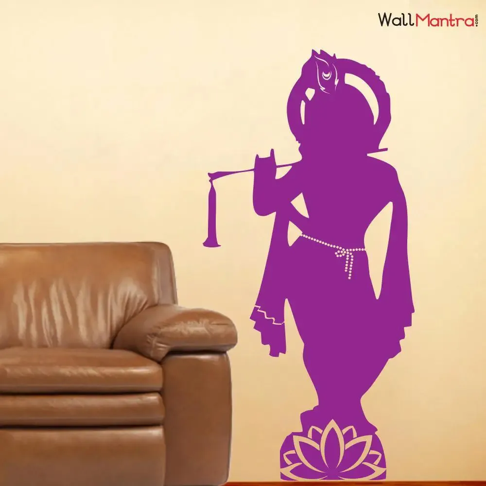 Beautiful Sri Krishna Wall Sticker