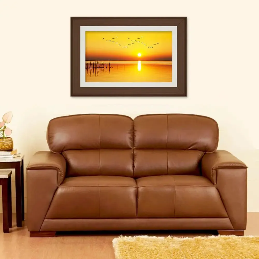 Beautiful Sunrise Scenery Framed Wall Painting