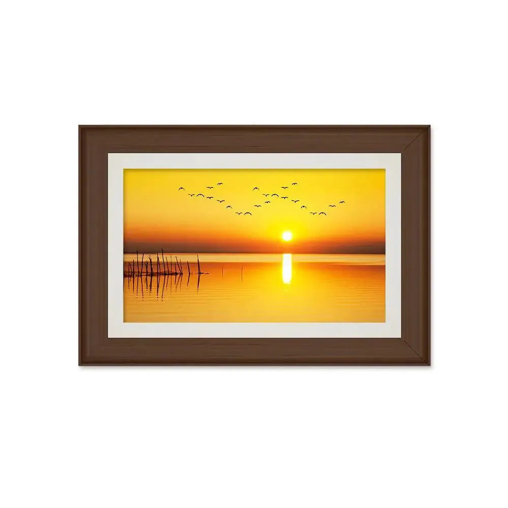 Beautiful Sunrise Scenery Framed Wall Painting