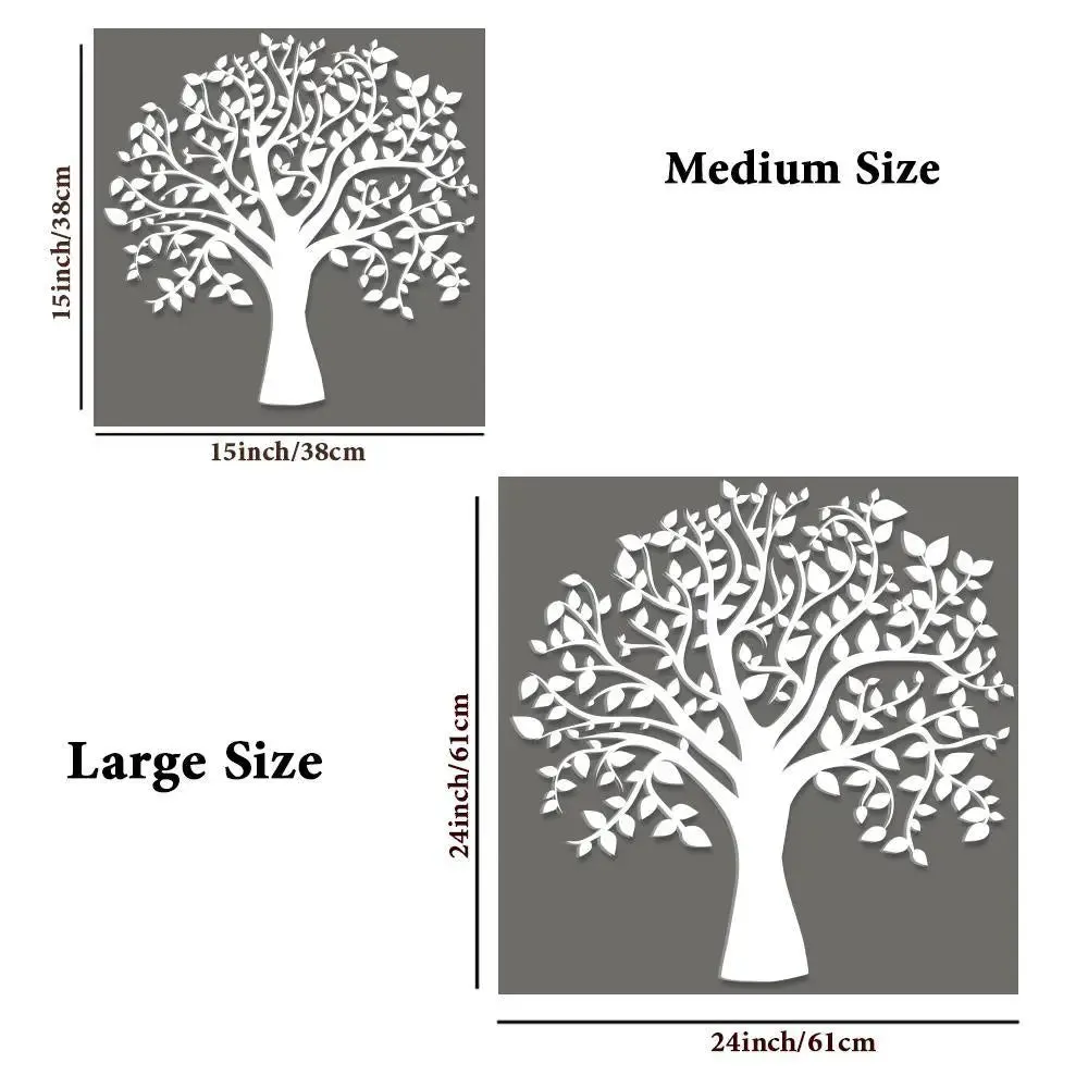 Beautiful Tree Design Wooden Wall Hanging, Living Room Wooden Wall Decoration Medium(15 inch X 15inch)