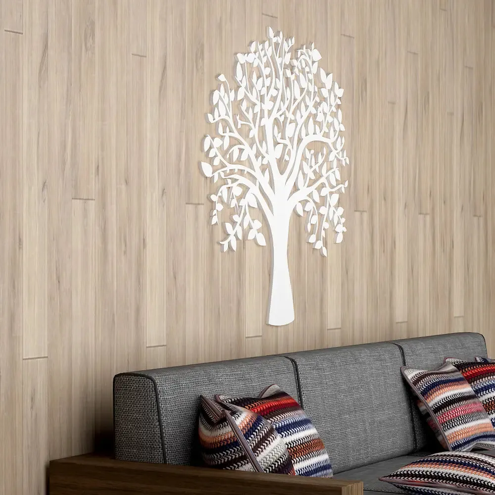 Beautiful Tree Design Wooden Wall Hanging, Living Room Wooden Wall Decoration Medium(15 inch X 15inch)