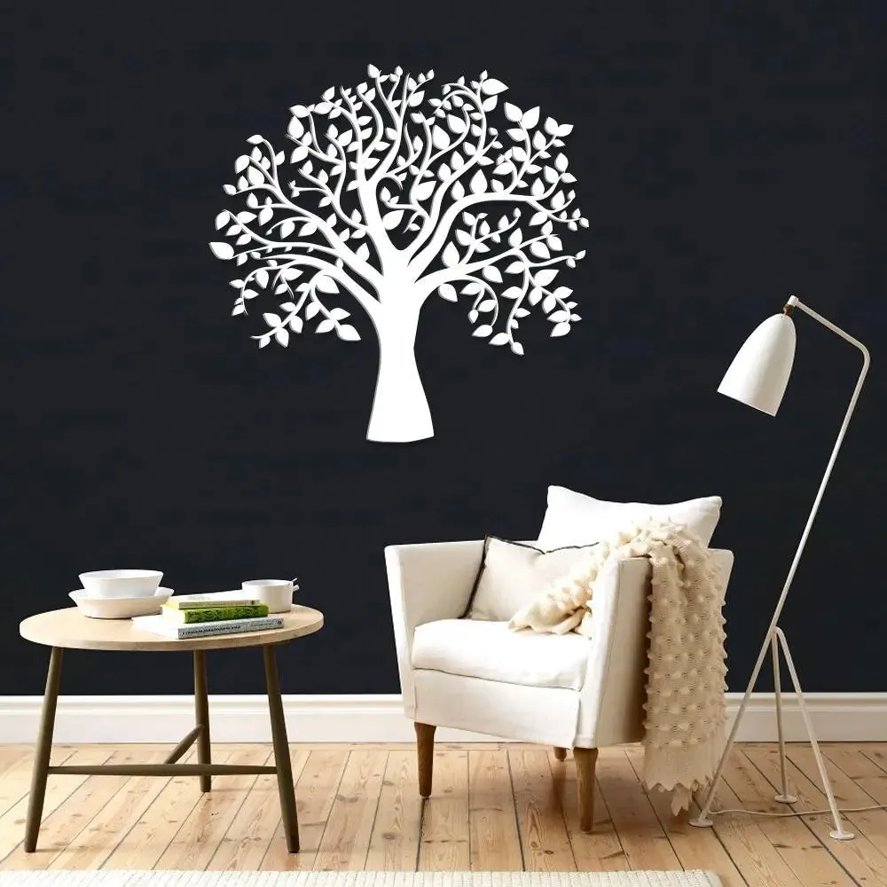 Beautiful Tree Design Wooden Wall Hanging, Living Room Wooden Wall Decoration Medium(15 inch X 15inch)