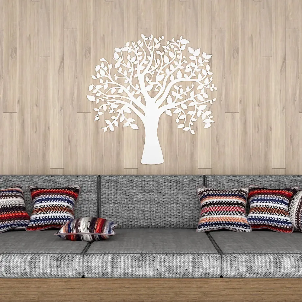 Beautiful Tree Design Wooden Wall Hanging, Living Room Wooden Wall Decoration Medium(15 inch X 15inch)
