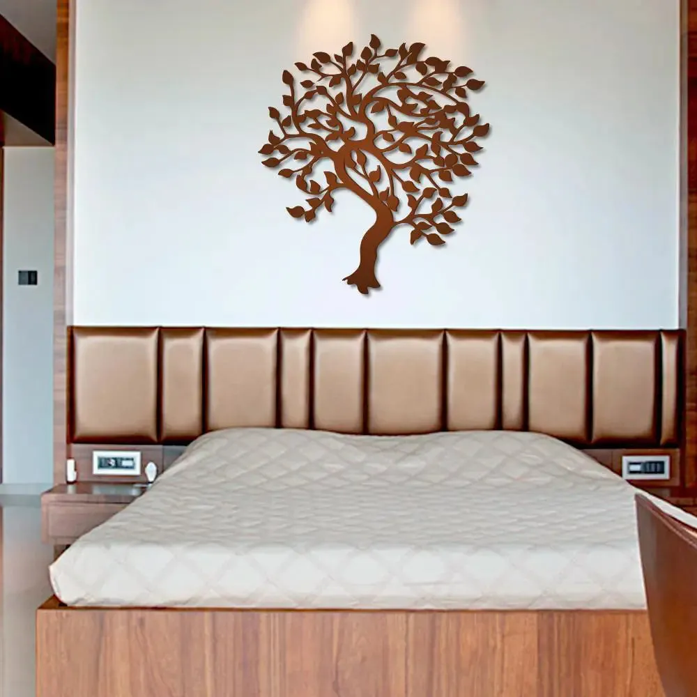 Beautiful Tree Design Wooden Wall Hanging, Living Room Wooden Wall Decoration Medium(18 inch X 16inch)