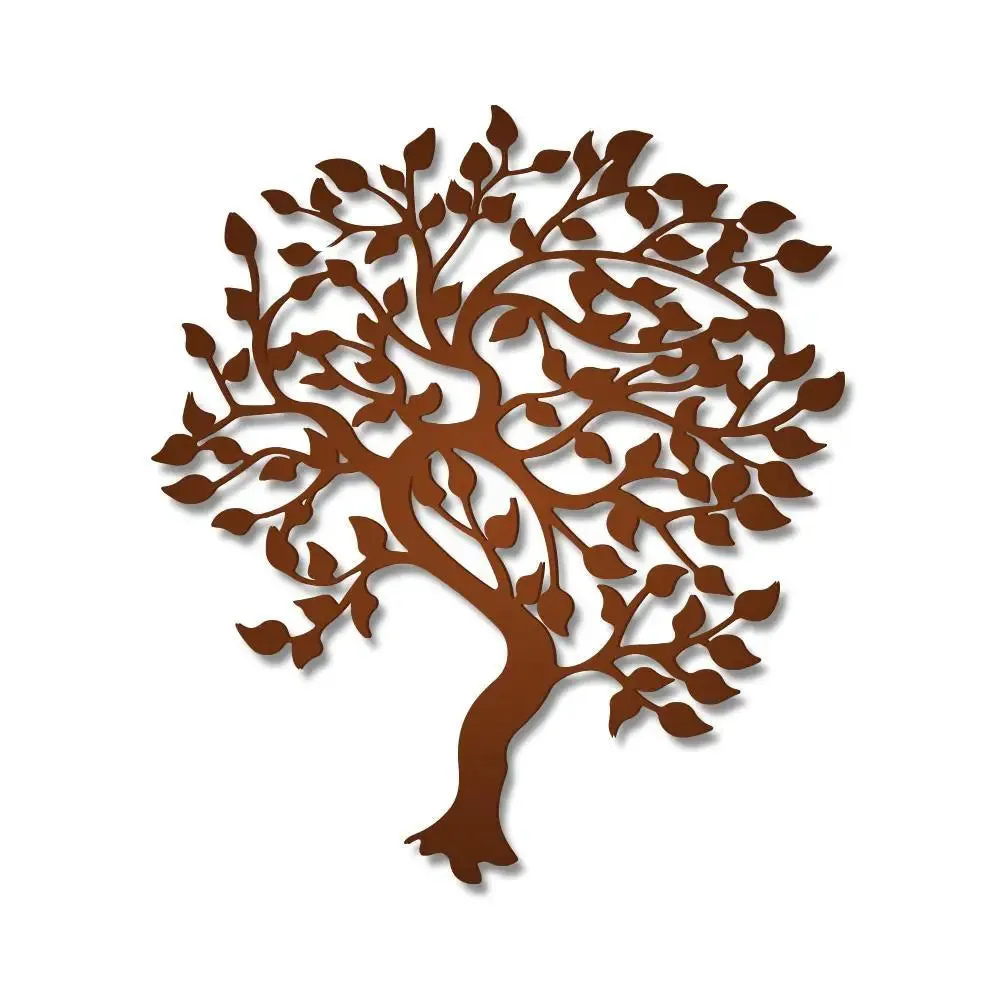 Beautiful Tree Design Wooden Wall Hanging, Living Room Wooden Wall Decoration Medium(18 inch X 16inch)